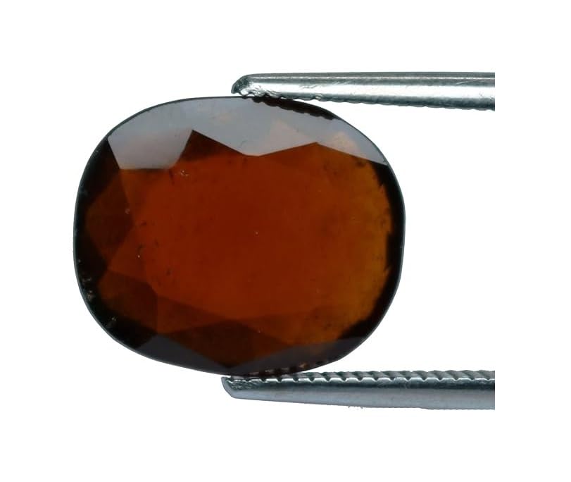 Grenat hessonite africain de 7,75 ct, une gemme naturelle pure pour haute joaillerie