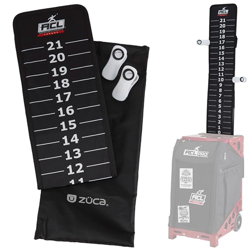 ZUCA ACL Cornhole Score Sleeve – Portable Score Keeper, Cornhole Scoreboard & Built-in Phone Holder – Compact, Foldable Design for Cornhole Rolling Bags