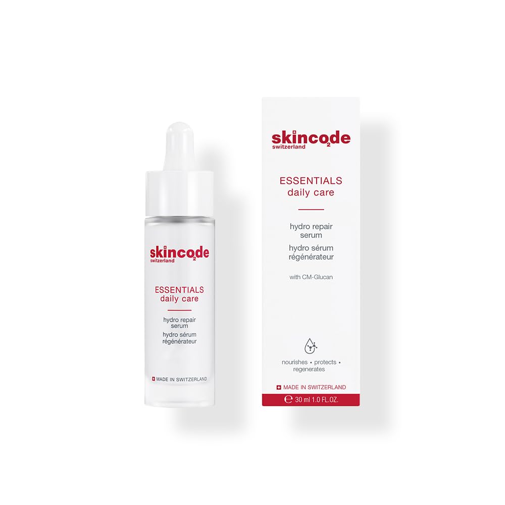 Skincode Hydro Repair Serum - Advanced Hydration | Soothing Serum for Repair & Protection | Ideal for Dehydrated & Aging Skin | Enhances Radiance & Firmness | Sensitive Skin Formula (1.0 Oz / 30 mL)