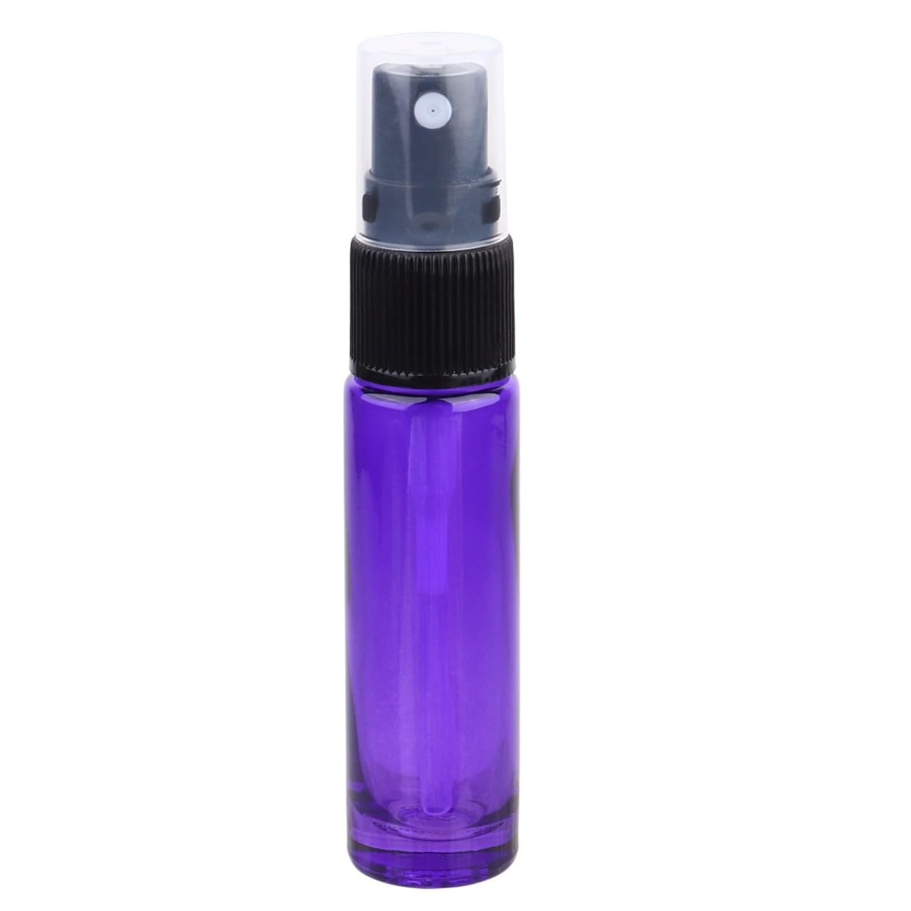 LIFKOME Tragbare Sprühflasche aus Glas 10ml 20 Stück Violett Wiederbefüllbare Parfüm Sprühflasche für Ätherische Öle und Colognes für Reisen und Outdoor Einsatz
