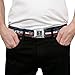 Buckle-Down Seatbelt Belt - Mustang/Text w/Tri-Bar Stripe - 1.0