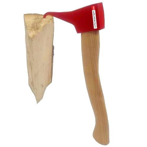Foto von CROSSFER Handsappie 38 cm Stiellänge mit 550 Gramm Kopf für Holz - Kurzstiel-Sappie zum Ziehen und Heben von Brennholz, Rot