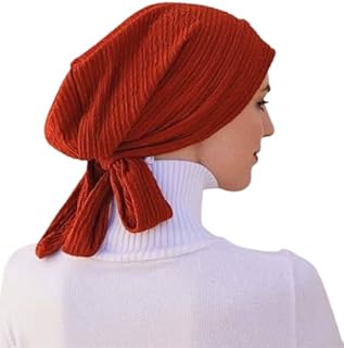 عمامة من بليس، مصنوعة من خامة مريحة ضد التعرق، بتصميم بليسي مع رباط خلفي قابل للتعديل