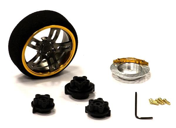 Integy RC Upgrades for HPI, Evolution XII Steering Wheel Set for Most HPI, Futaba, Airtronics, Hitec & KO