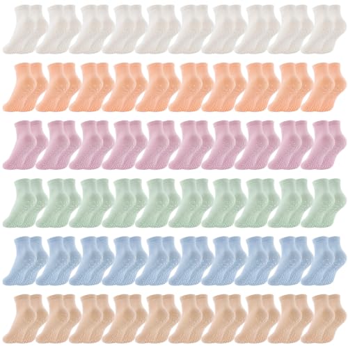 Image of Liitrsh Pilates Grip Socks Bulk Yoga Socks | Adults Man Woman Non Slip Socks with Grips, Anti Skid Pilates and Socks, Pilates Ballet Hospital, L Size