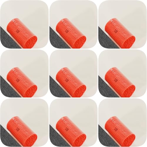 Image of Yglnden 10 Bundles Latch Hook Kit Colorful Yarn Bundles Cut Rug DIY Latch Hook Yarn for Handmake Craft Sewing Knitting for Adults (10 Bundles# Orange A)