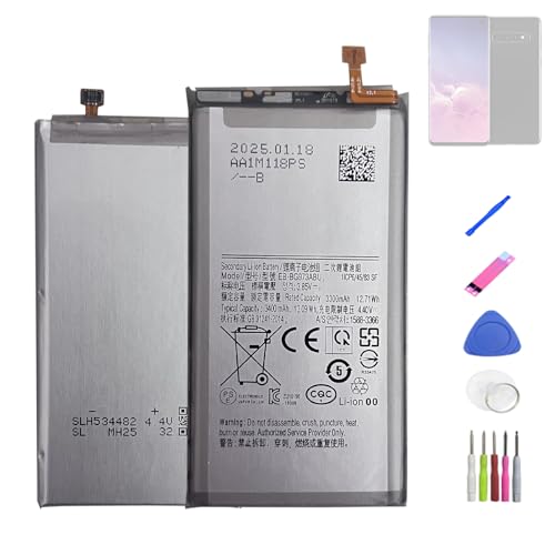 Batterie Galaxy S10 EB-BG973ABU de remplacement avec kit outils inclus