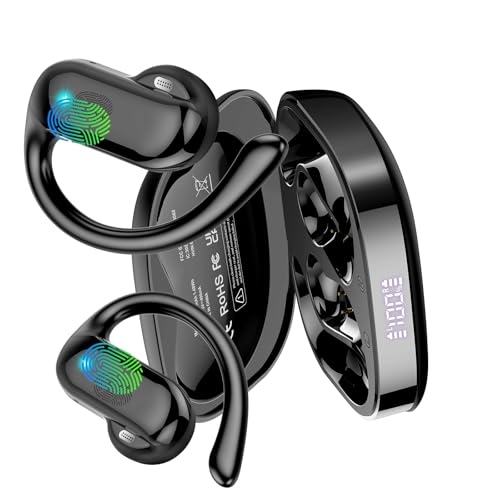 Écouteur Bluetooth 5.4 HiFi stéréo avec protection étanche IPX7 pour le sport