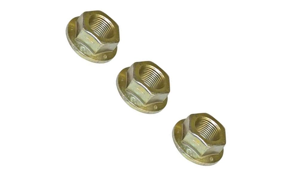 for #3 PK. for Cub Cadet 3/4" Fine Thread Flanged NUT 712-3078 Heavy Duty, 712-3078, 712 3078 nut, 3/4-16 flanged nut