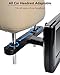 UEME Car Headrest Mounts, Angle Adjustable Headrest Dual Screen DVD Player Mount Holders, 2 Mounting Brackets WONNIE/FANGOR/Sylvania Dual Screen DVD Players