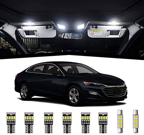 Kit 12 luces LED interiores para Chevy Malibu 2013-2020