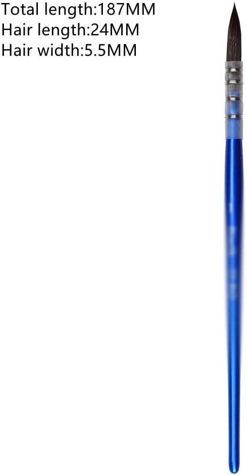 Hair Wood Handle Watercolor Artist Art Supplies Brush for Drawing