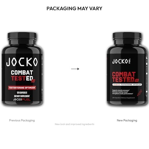 Jocko Fuel Test Booster for Men - Natural Endurance, Stamina, & Strength Booster - Muscle Builder for Men with Ginger Root, Shilajit, & Tongkat Ali, 120ct (30 Servings) - Image 5