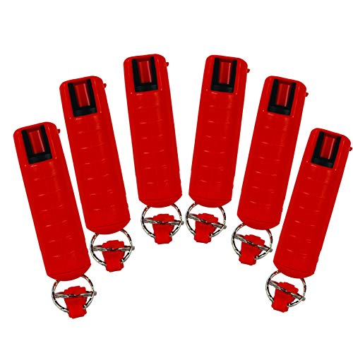 SABRE Pepper Spray with Finger Grip and Key Ring