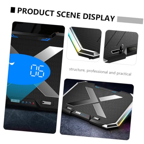 Base para portátil ARTIBETTER con ventilador RGB ajustable miniatura 3