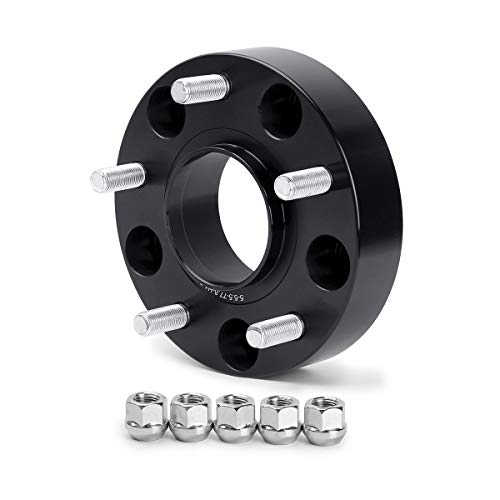 Dynofit 5X5.5 Wheel Spacers For Ram 1500 2012-2018, 5X139.7 Hub Centric Spacers (Set Of 4), 1.5 Inch 77.8Mm Hub Bore M14X1.5 Studs Forged Black Wheel Spacer 12-18 Dodge Ram 1500 Pick Up Trucks(Ds/Dj) #TOP5
