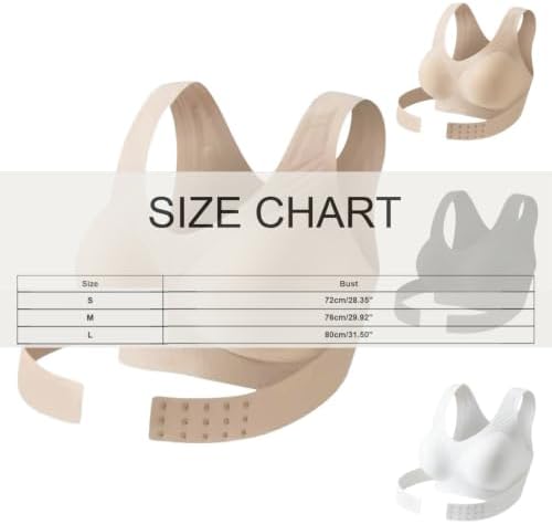Front Closure Bras for Women Posture Corrector Cross Back Jelly Bralettes - 3