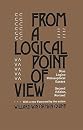 From a Logical Point of View by Willard Van Orman Quine