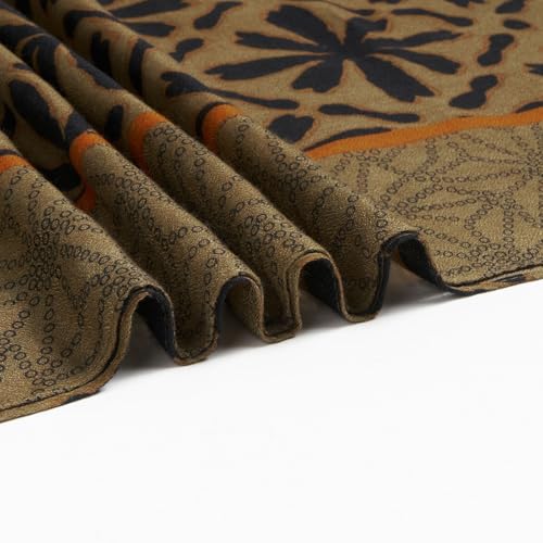 Lightweight Scarves Floral Cotton Scarf for Women Fashion Shawl Wraps Thin Fall Winter Neck Scarves4