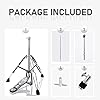 Vaisoeny Hi Hat Stand,Three Legs Hi-hat stand,Adjustable Height 23.6" to 39.3", Double Braced High Hat Stand with Widened Non-Slip Rubber Feet (V-CC-JKC07) #5