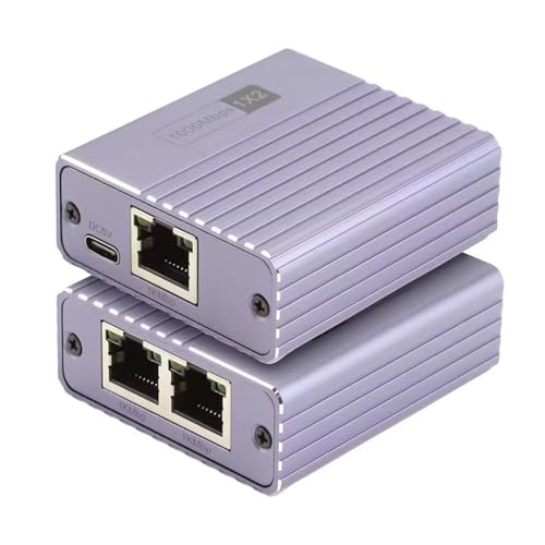 Diviseur de port Ethernet 1 entrée 4 sorties adaptateur 1000Mbps - 5
