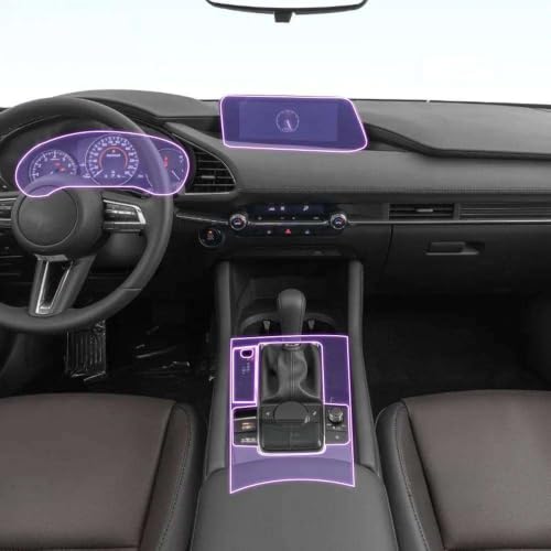 Protector de pantalla de TPU transparente e invisible para la consola de tu Mazda 3 Axela