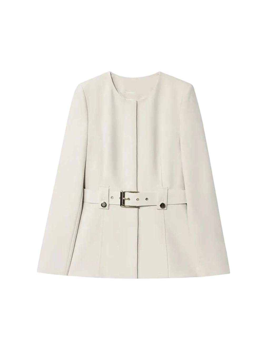 Women Fall 2-Pieces Sets Casual Solid Coats and Flare-Bottomed Pants Two Suit