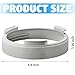 Portable Air Conditioner Exhaust Hose Coupler 5.9 Inch AC Exhaust Hose Window Adapter Round Connector AC Unit Tube Connector for Air Conditioning Accessories (Round)