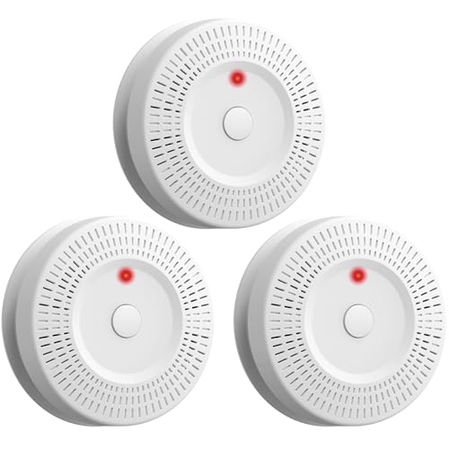 2 Pack Combination Operated Smoke and Carbon Monoxide Detectors,Battery Operated, Travel Portable...