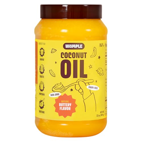 Wumple – Coconut Oil, Natural Butter Flavor for Cooking, Baking,