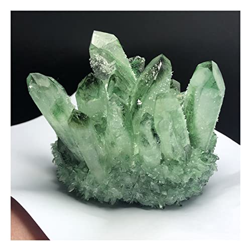 Cristal verde natural, espécimen de piedras preciosas para decoración 2
