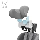 Kinderkraft I-360 2 PRO, fotelik samochodowy i-Size 40–150 cm, obracany 360°, ISOFIX, tyłem i przodem, H-GUARD+, SPS+, EASY SPIN PRO, EASY GROW, od narodzin do 12 lat, Szary