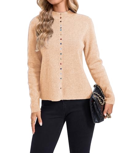 Ystguic Knitted Button Down Cardigan