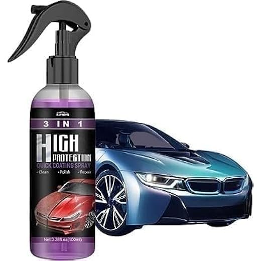 3 in 1 Protection Car Coating Spray 3 in