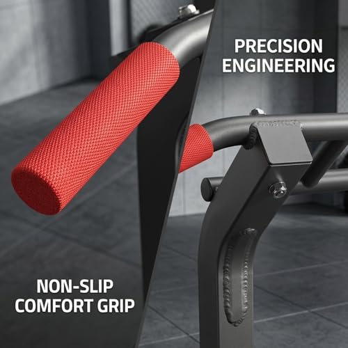 Image of Power Tower Pull Up Bar Dip Station, Free Standing Pull Up Rack Dip Station for Home Gym, 10-Level Adjustable Height Pull Up Bar Stand Dip Bar Strength Training Workout Equipment