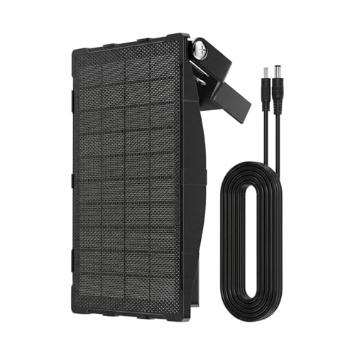 Solar Panel Charger Compatible with Reveal Cellular Trail Cameras X 2.0 X 3.0 X Pro 3.0 Gen 1 SK XB | 12V Solar Power Supply with Built-in Rechargeable Battery