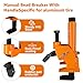 BESTOOL Manual Tire Bead Breaker with Rubber Pad, Tire Change Tool for Aluminum Alloy Hubs, ATV Tire Operation, Tractors, Trucks, Cars, Heavy Duty Tires Car Repair