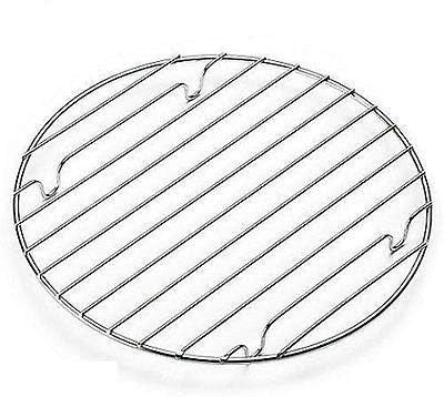 Prima Minimalist Black 10" Round Non Stick Cooling Rack for Cake, Pie, Tart