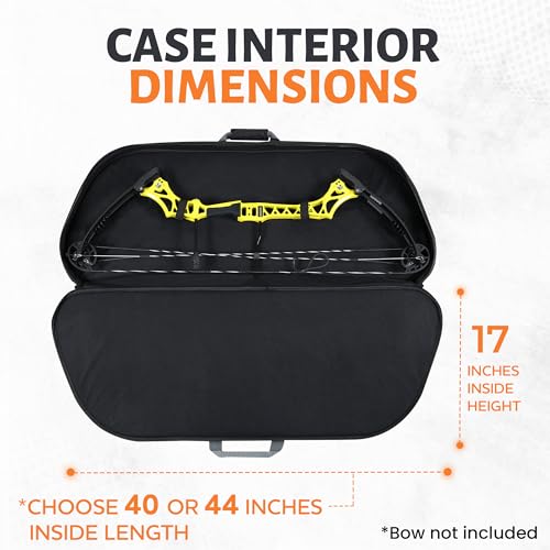 Image of LEGEND Apollo Soft Bow Case - Compound Bow Case with Multiple Storage & Foam Padding, Lightweight Bow and Arrow Case for Archery Accessories, Bow Bag with Arrow Tube Pocket - 40 inch & 44 inch