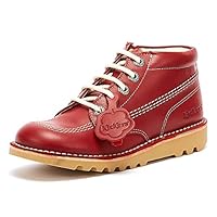 Kickers Junior Unisex Kick Hi Classic Ankle Boots with Zip | Extra Comfortable | Added Durability | Premium Quality