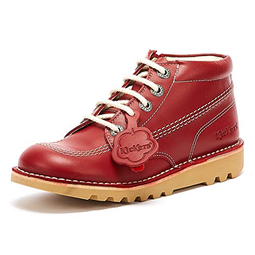 Kickers Jungen Unisex Kinder Kick Hi Zip Stiefelette, red, 26 EU