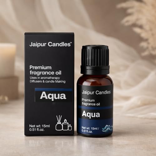 Image of Fragrance Oil | 15 ml | Aroma Oil for Home Fragrance | Best for Aromatherapy | Use in Diffusers, Candles, Air Fresheners (15ML, Aqua)