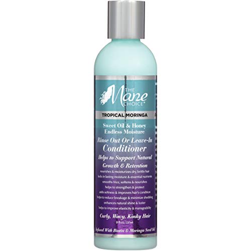 The Mane Choice The mane choice tropical moringa sweet oil & honey rinse out or leave in conditioner, 8 Fl Oz