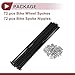 PARSLUCK 72 Set 13G Bicycle Spokes 290mm Bike Wheel Spokes Carbon Steel Black