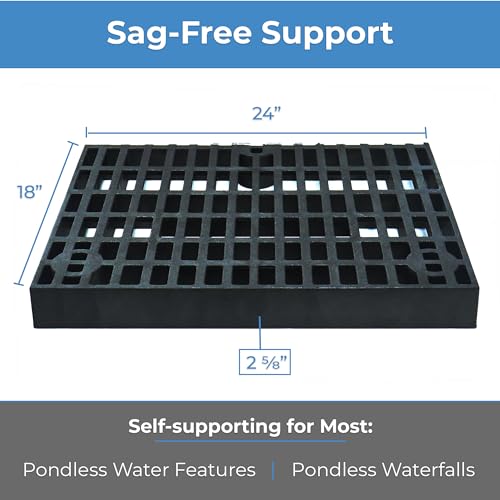 image for Custom Pro 24 Inch x 18 Inch Heavy Duty Fountain Basin Grate - for Pon