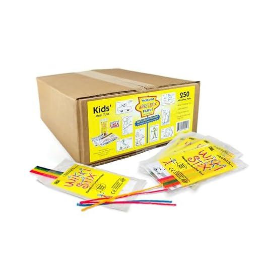WikkiStix Case Pack of 250 Assorted Mini Play Pack
