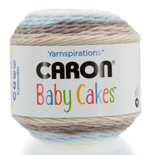 Caron Baby Cakes Self-Striping Yarn ~ 3.5 oz Cakes by the Each (Dreamy Sky)