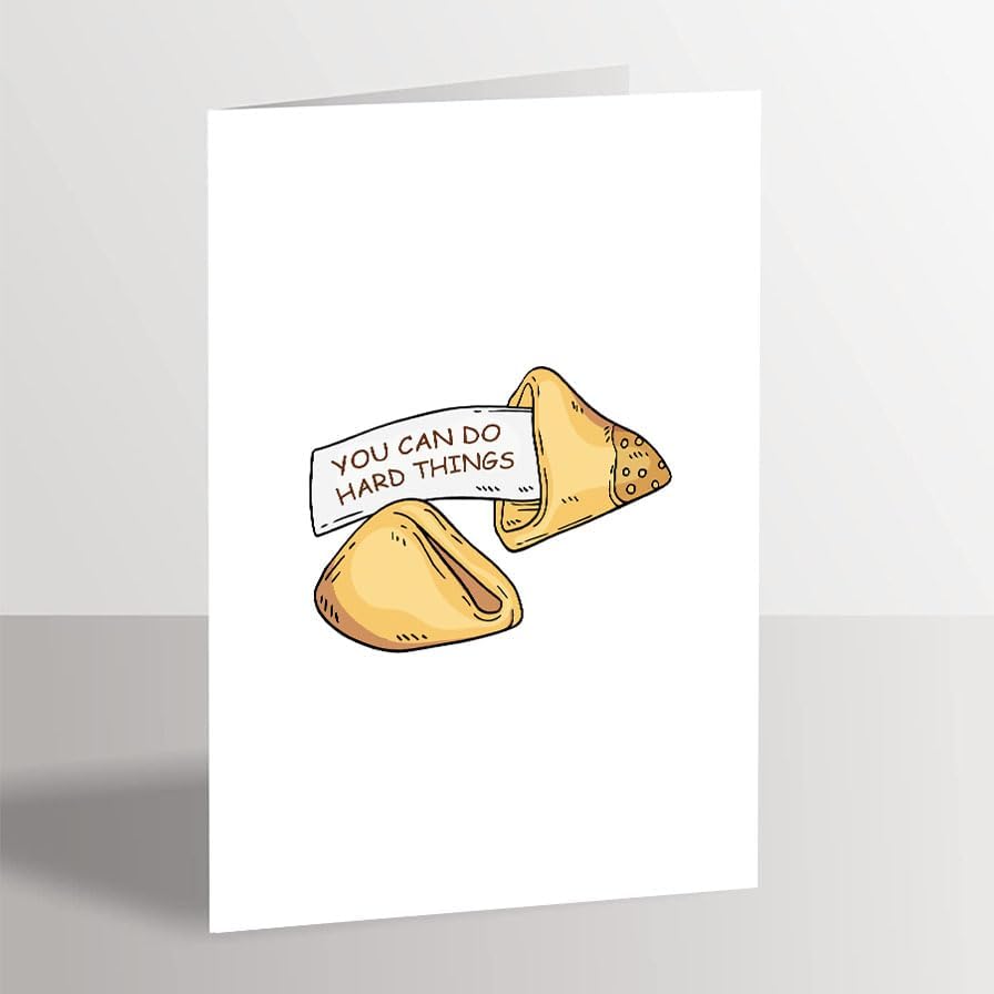 Miniatura 5 de Ure Tenk Tarjeta de aliento inspirada en la galleta de la fortuna, bonita tarjeta de afirmación para él y ella, tarjeta motivacional, tarjeta