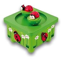 Ulysse Ladybug Leaf Music Box