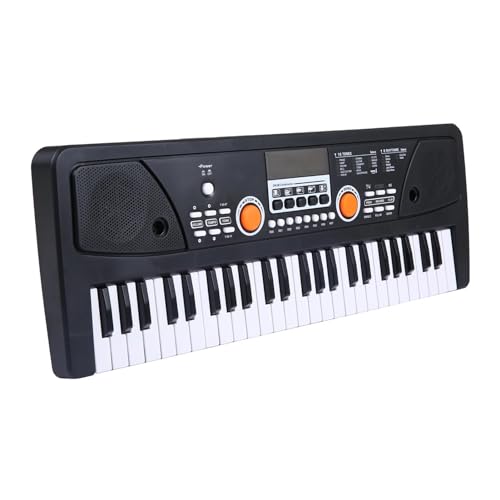 Électronique clavier Piano Piano Électrique À Orgue Électronique USB, 49 Touches, Avec Microphone, Musique Numérique Noire, Clavier Électronique Stéréo Intégré - Les Beatles, Paul McCartney, John Lennon, RIngo Starr, George Harrison Électronique clavier Piano Piano Électrique À Orgue Électronique USB, 49 Touches, Avec Microphone, Musique Numérique Noire, Clavier Électronique Stéréo Intégré – Image 3